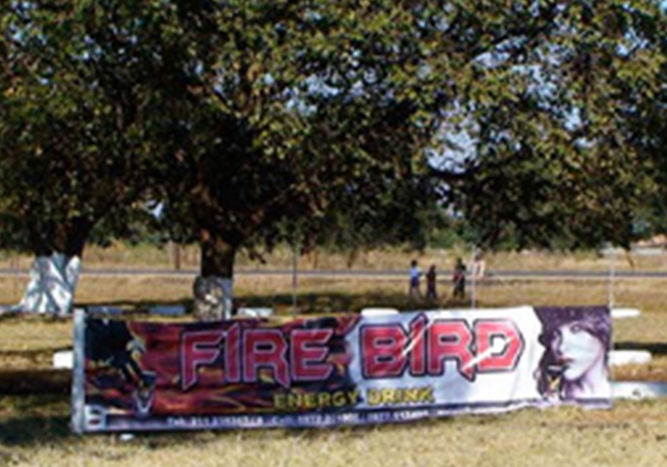 fire bird energy drink banner